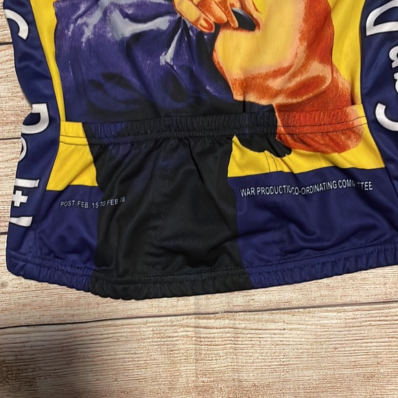 Women’s Rosie the Riveter cycling jersey size M - Picture 10 of 10